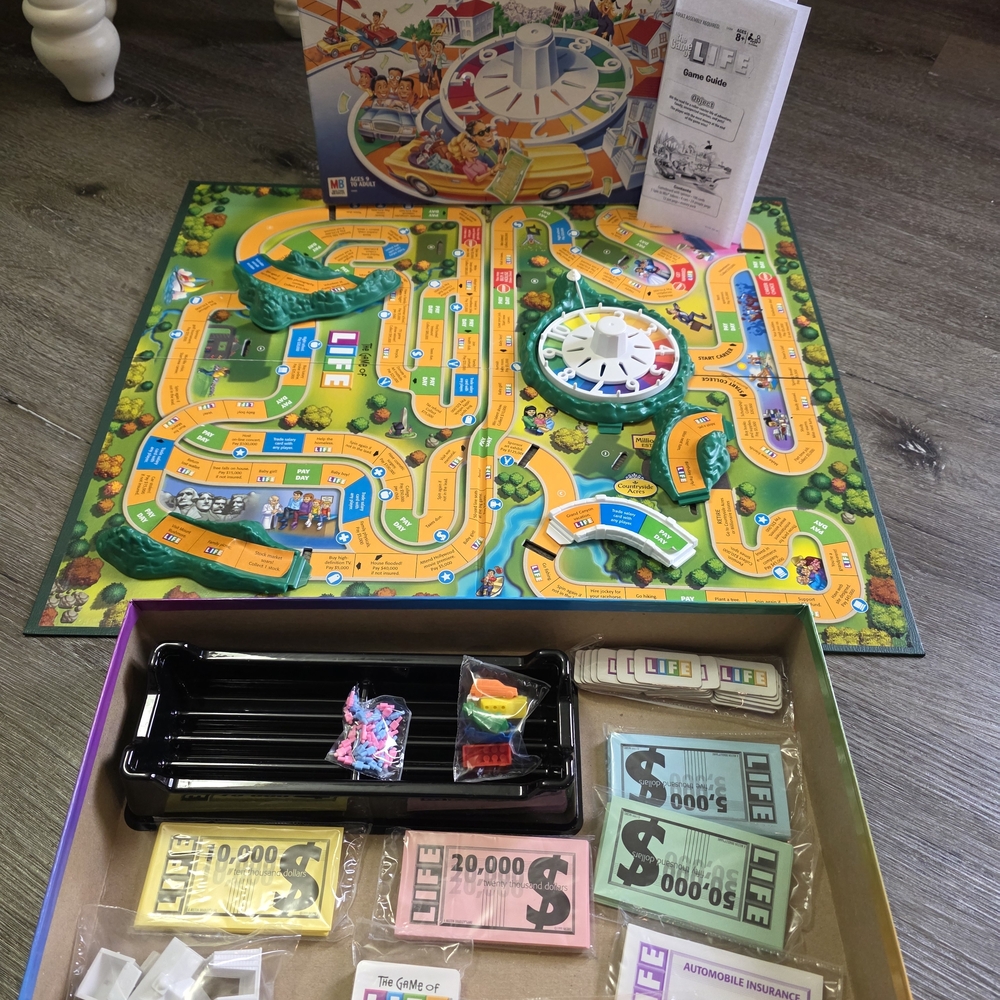 Board Game The Game Of Life Vintage 2002
